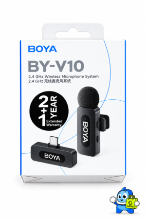BOYA BY- V10 2.4GHZ WIRELESS MICROPHONE SYSTEM MIC