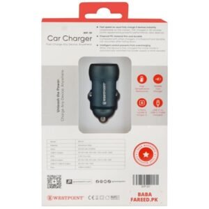 WESTPOINT 48W USB A + TYPE C WP 91 CAR CHARGER
