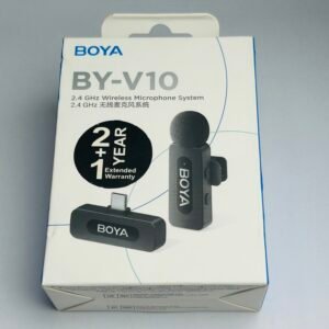 BOYA BY- V10 2.4GHZ WIRELESS MICROPHONE SYSTEM MIC
